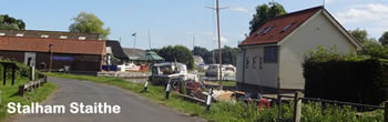 The moorings at Stalham Staithe